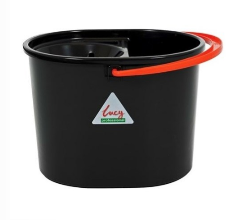 Lucy Plastic Mop Bucket, Red - L1500291