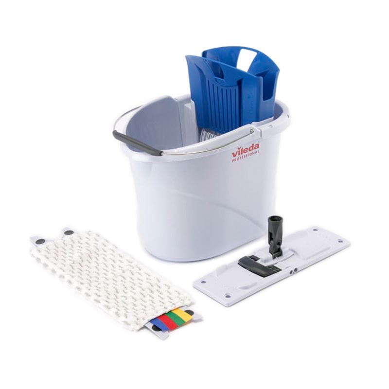 Vileda Mini UltraSpeed Mop System Starter Kit, Blue - 129672