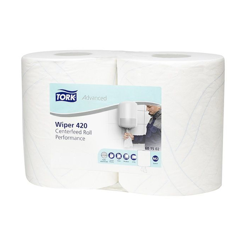 Tork Performance Wiper 420 White 601502 (Case of 2)
