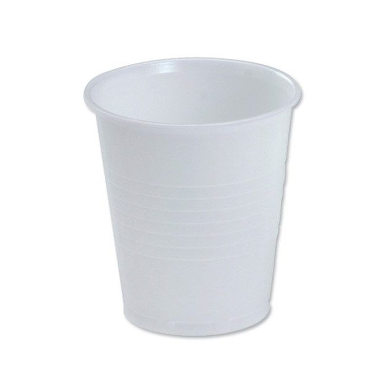 7Oz Plastic Tall Cups Cold Vending (Case of 2000) - 006467 WHITE