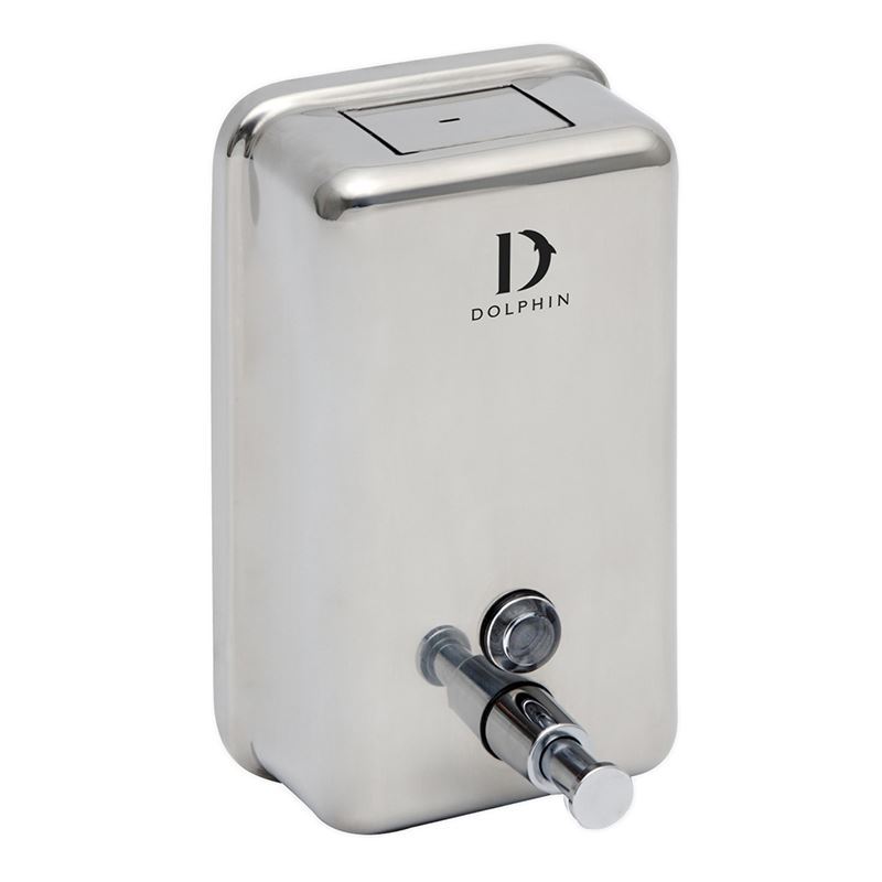 Dolphin Polished Stainless Steel Soap Dispenser - 1200ml BC923B