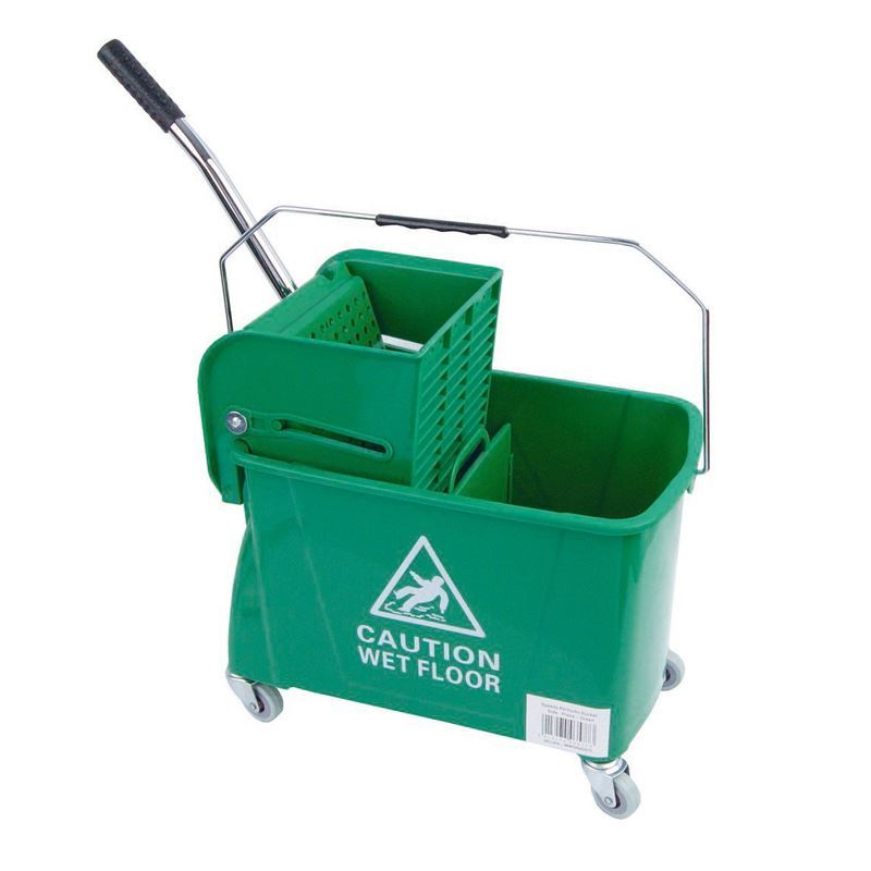 Micro Speedy Mop Bucket & Wringer 20 Litre, Green