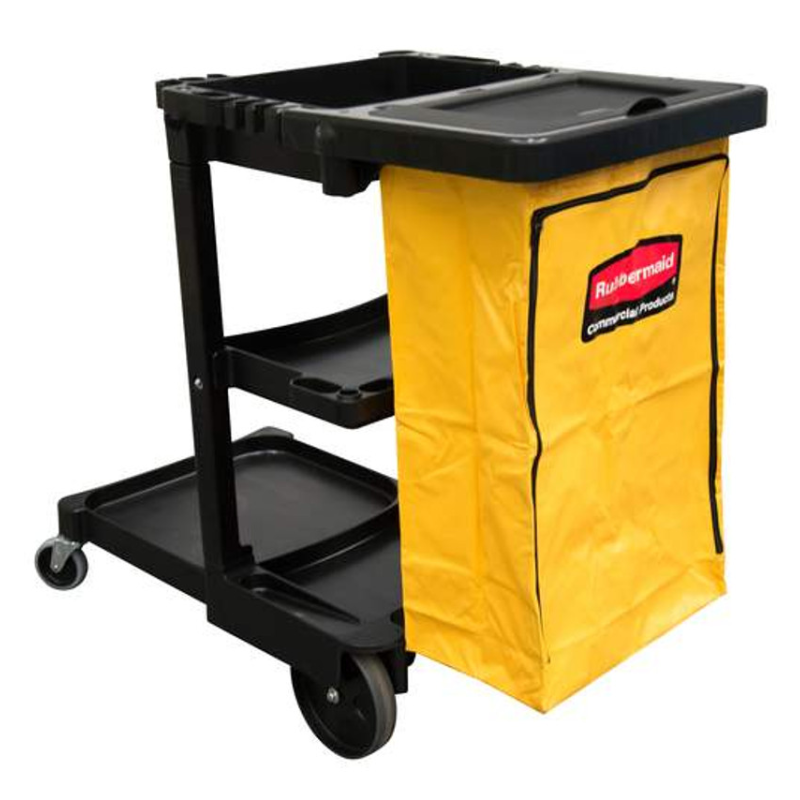Rubbermaid Janitor Cart With Bag - 1805985