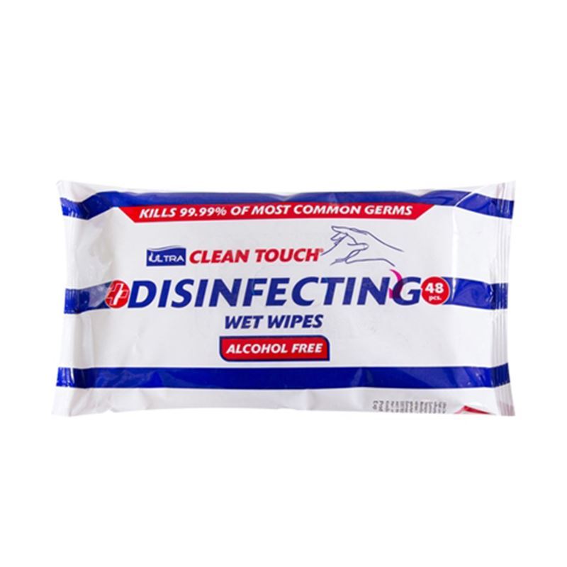 Ultra Clean Touch Disinfectant Wet Wipes (Pack of 48)