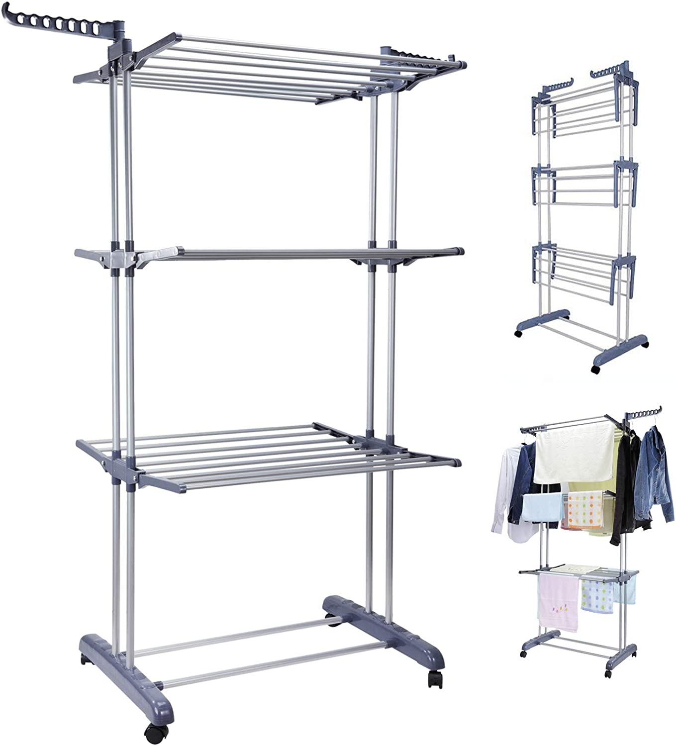 3-Tier Clothes Airer