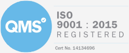 QMS ISO 9001:2015 Registered, Certificate Number: 14134696
