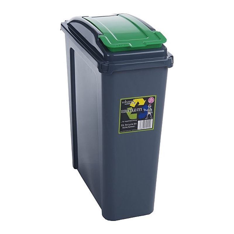 Wham Recycling Bin With Lid - 25 Litre