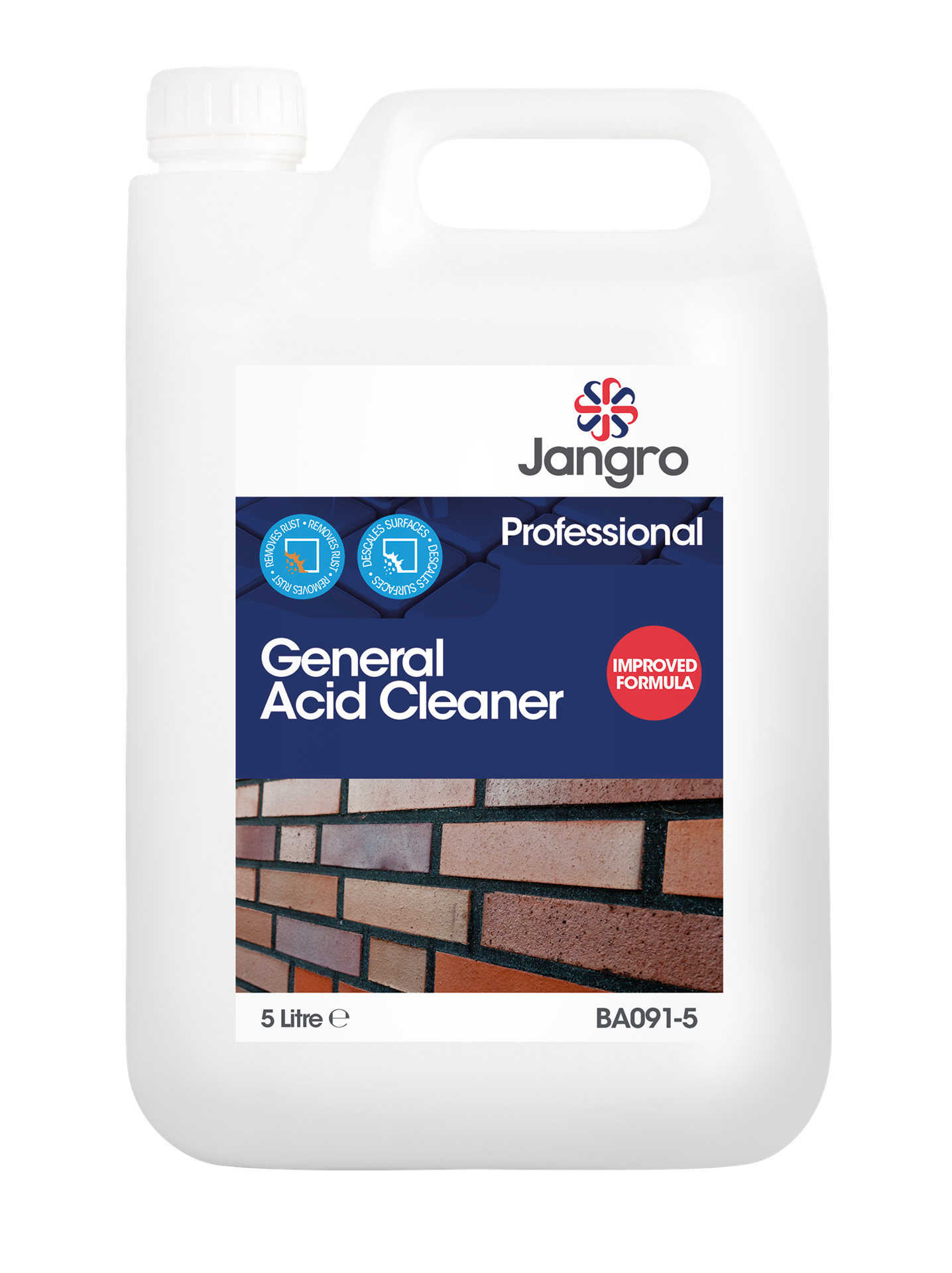 Jangro Professional General Acid Cleaner, 5 Litre - H006-5LX2
