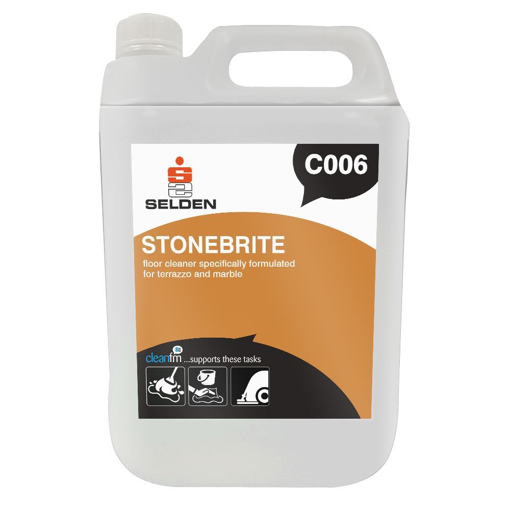 Selden Stonebrite Neutral Terrazzo Floor Cleaner - 5 Litre - C006