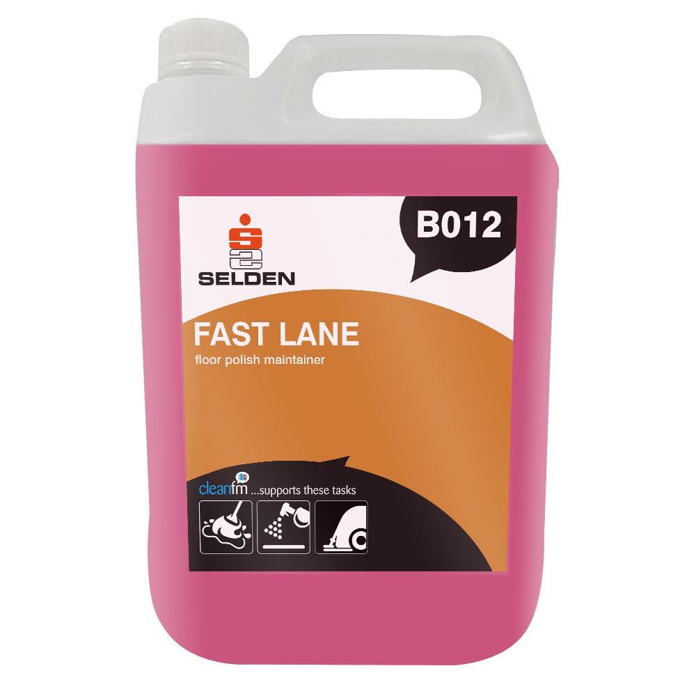 Selden B012 Fast Lane Floor Care Floor Polish Maintainer - 5 Litre - B012