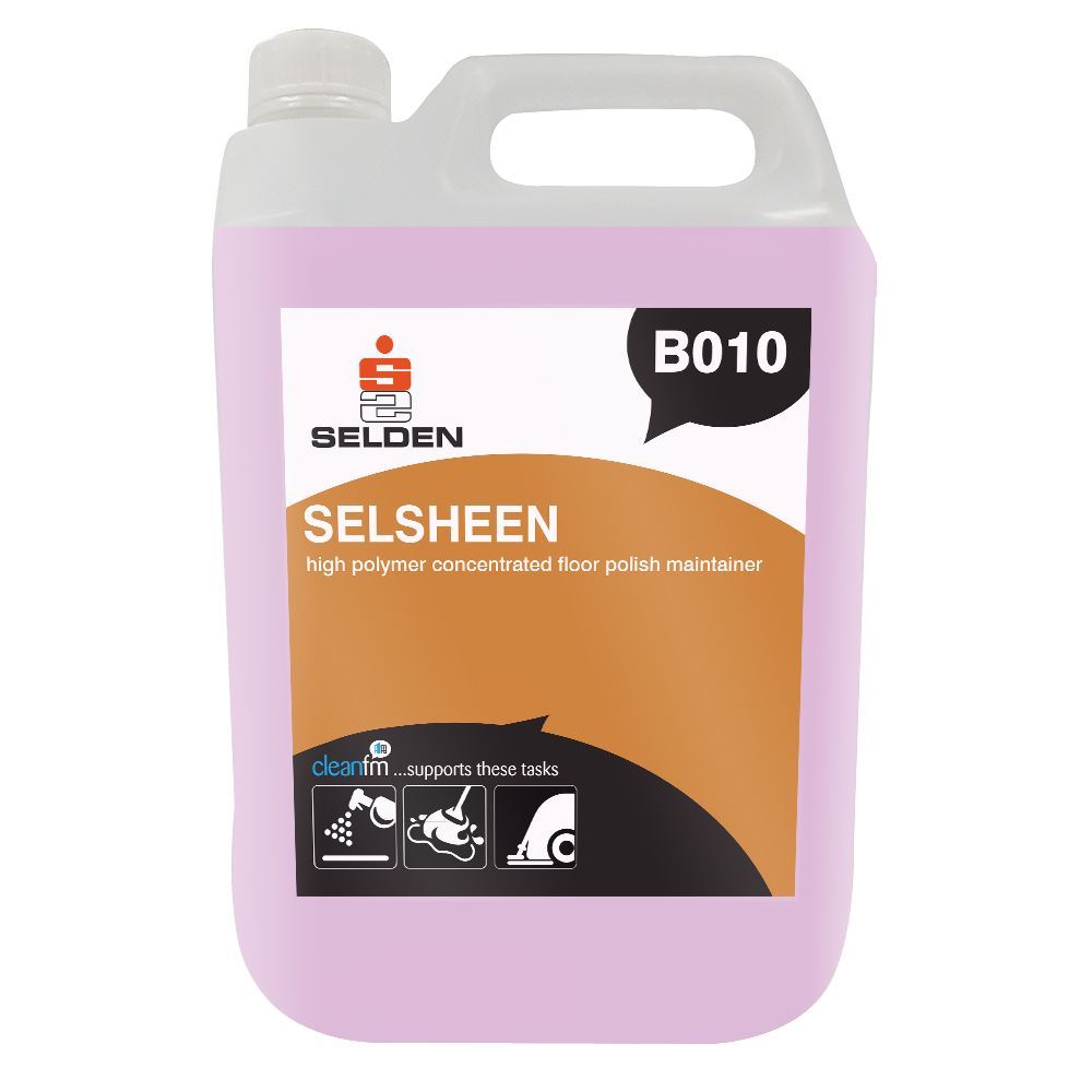 Selden Selsheen Compliment Floor Polish & Maintainer - 5 Litres  - B010