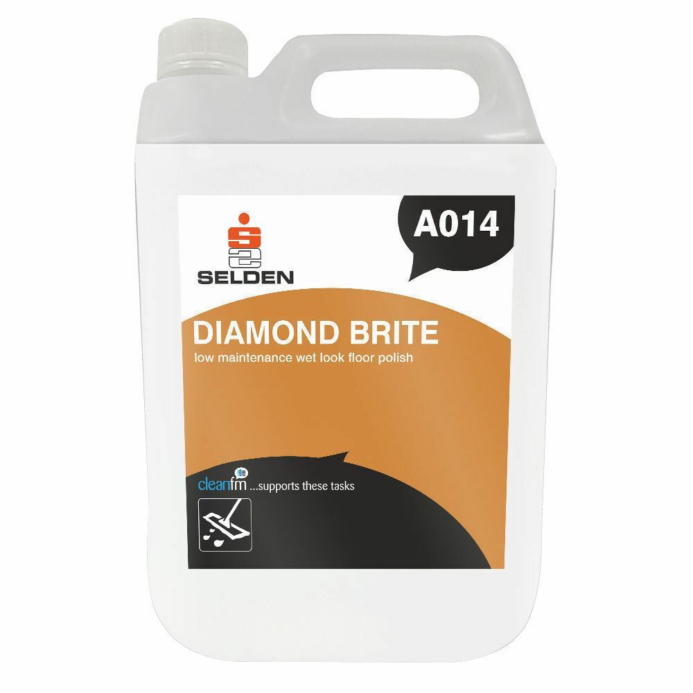 Selden A014 Diamond Brite Wet Look Floor Polish - 5 Litres