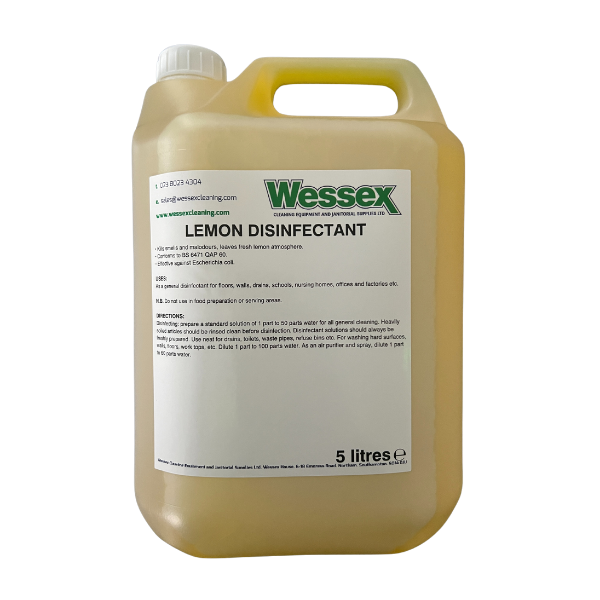 Wessex Lemon Disinfectant, 5 Litre, E030