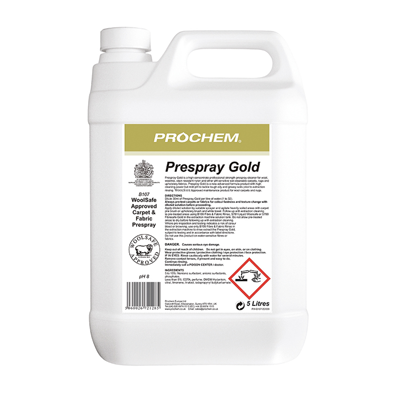 Prochem Prespray Gold - 5 Litre - B107-05