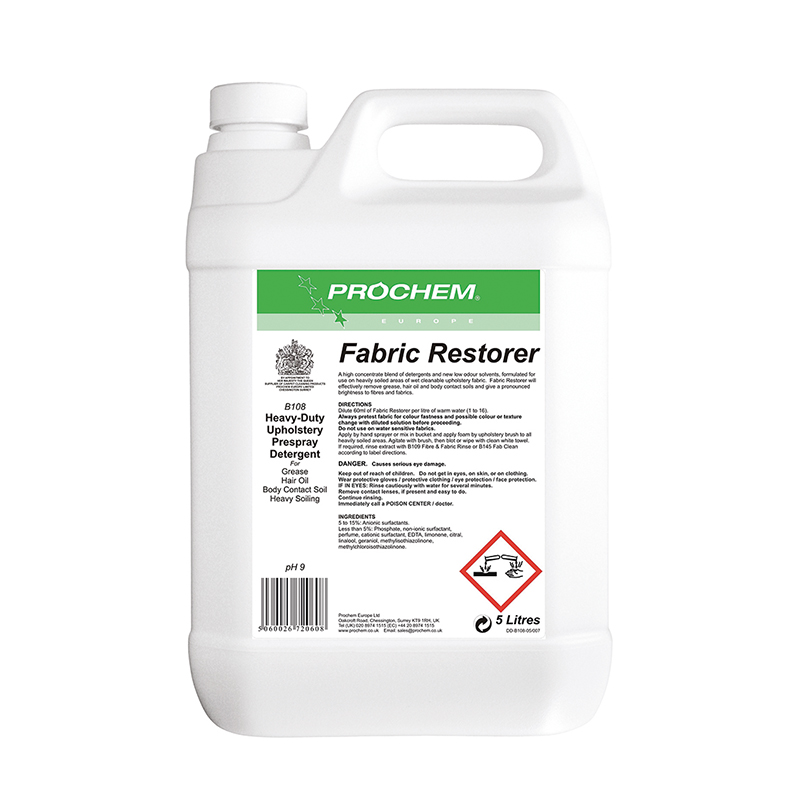 Prochem Fabric Restorer  - 5 Litre - B108