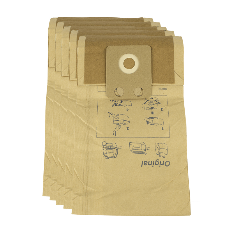 Nilfisk Vacuum Bags -  9 Litre, Pack of 5 Bags - 82222900