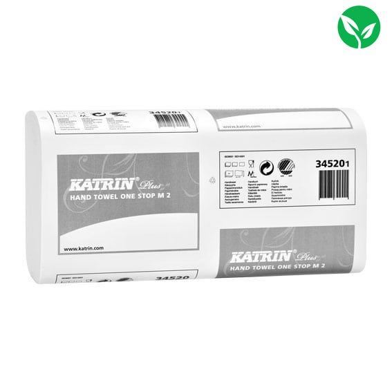 Katrin Plus 2-Ply One Stop Hand Towel M2 White (3045 Sheets) - 345201