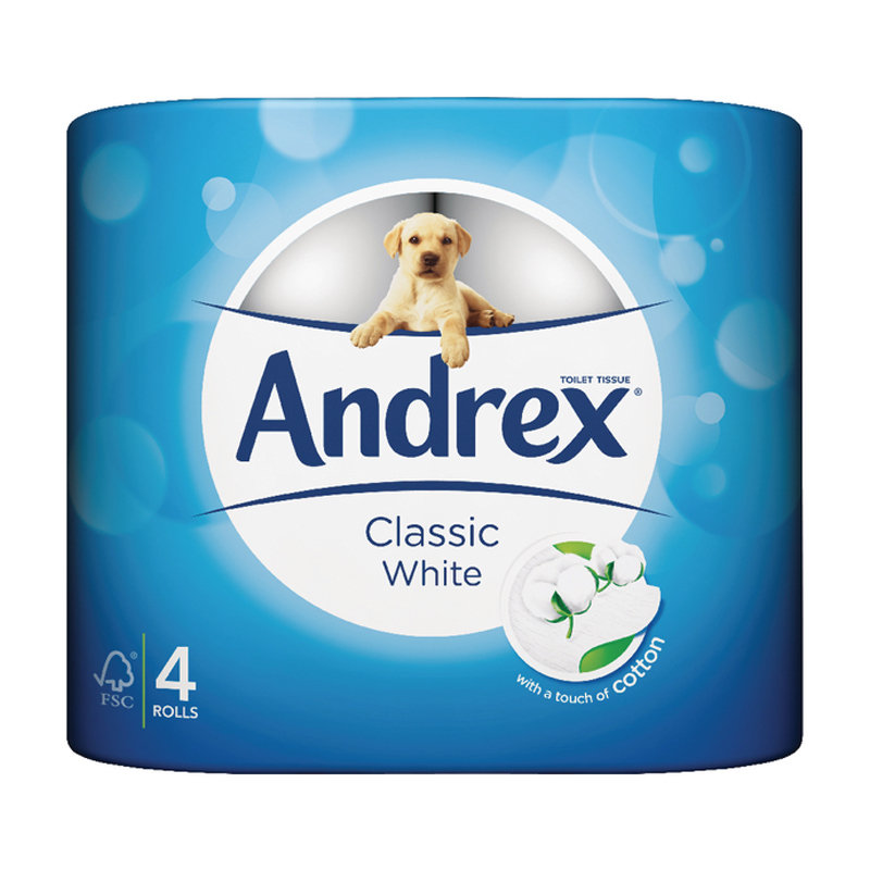 Andrex Toilet Roll White (Pack of 24) - K4480