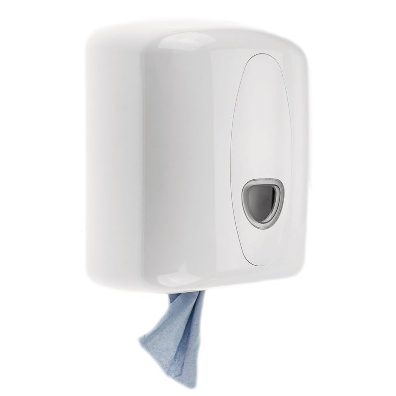 Dolphin Plastic Centrefeed Hand Towel Dispenser -  White - AH137 / BC83111W