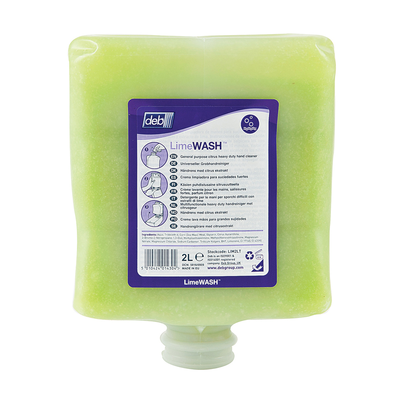 Deb Lime Hand Soap - 2 Litre (Case of 4)