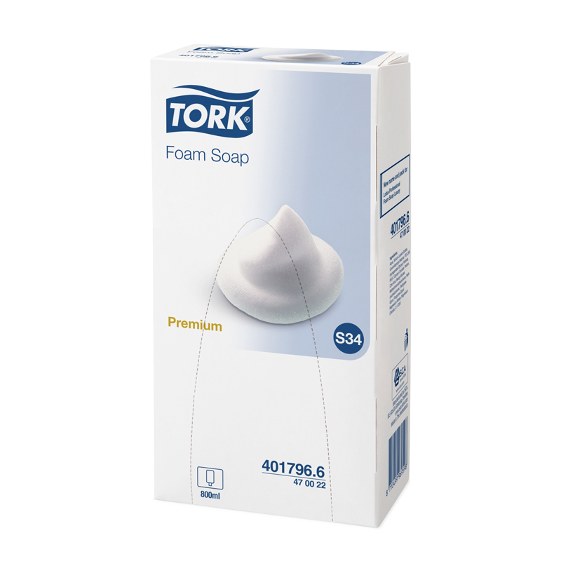 Tork Hand Foam Soap - 800ml 470022 (Case of 6) - 470022