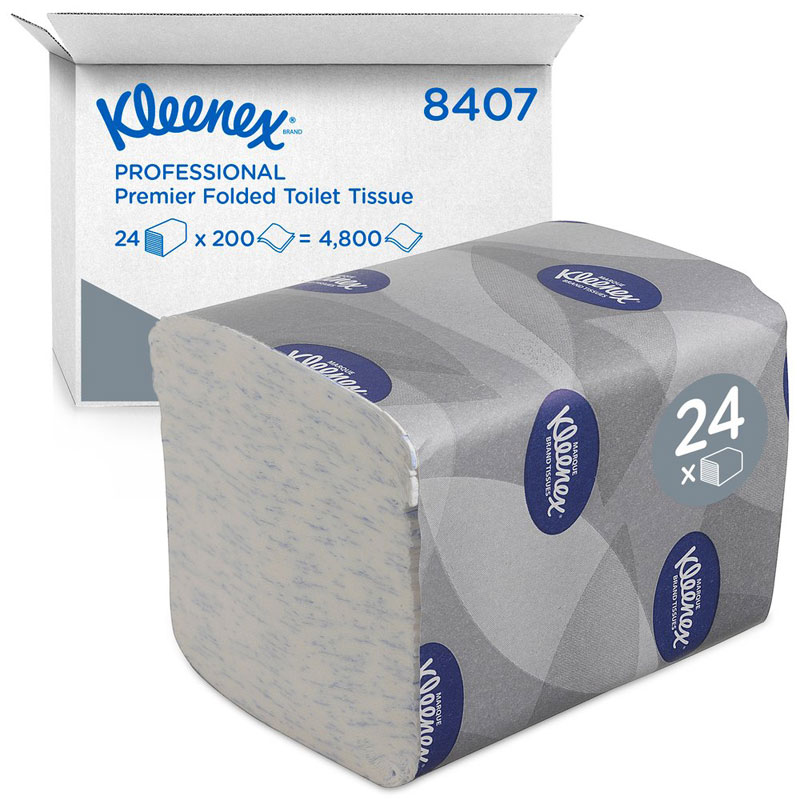 Kleenex 8407 2Ply Bulk Pack, Case of 24 - 8408