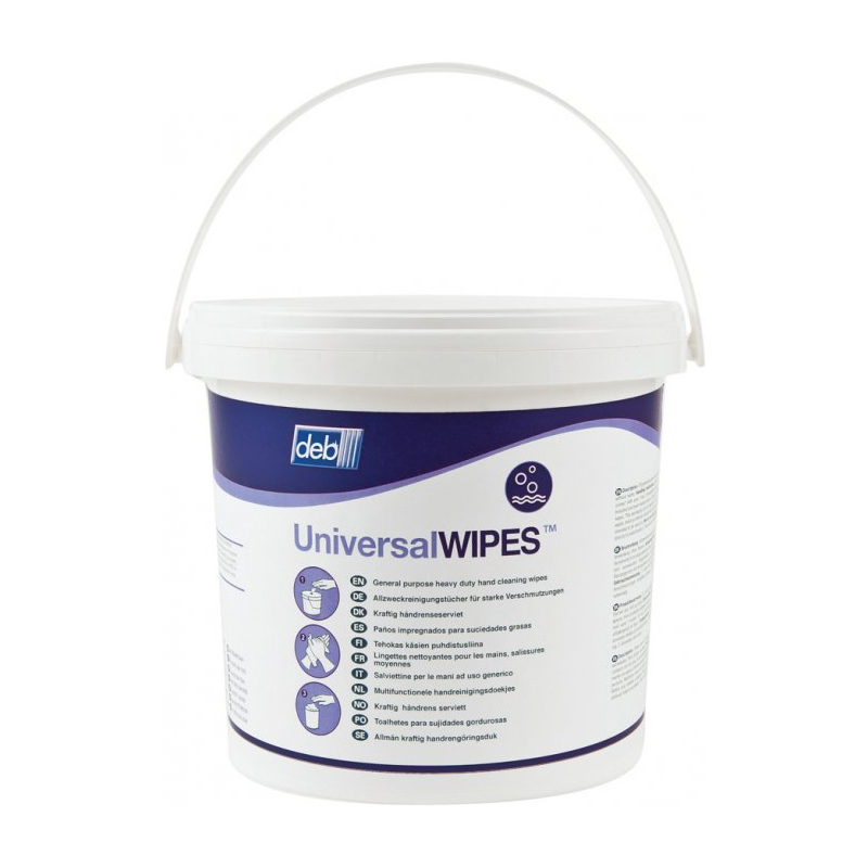 Deb Universal Hand Cleaning Wipes (Tub of 150) - UNV150W