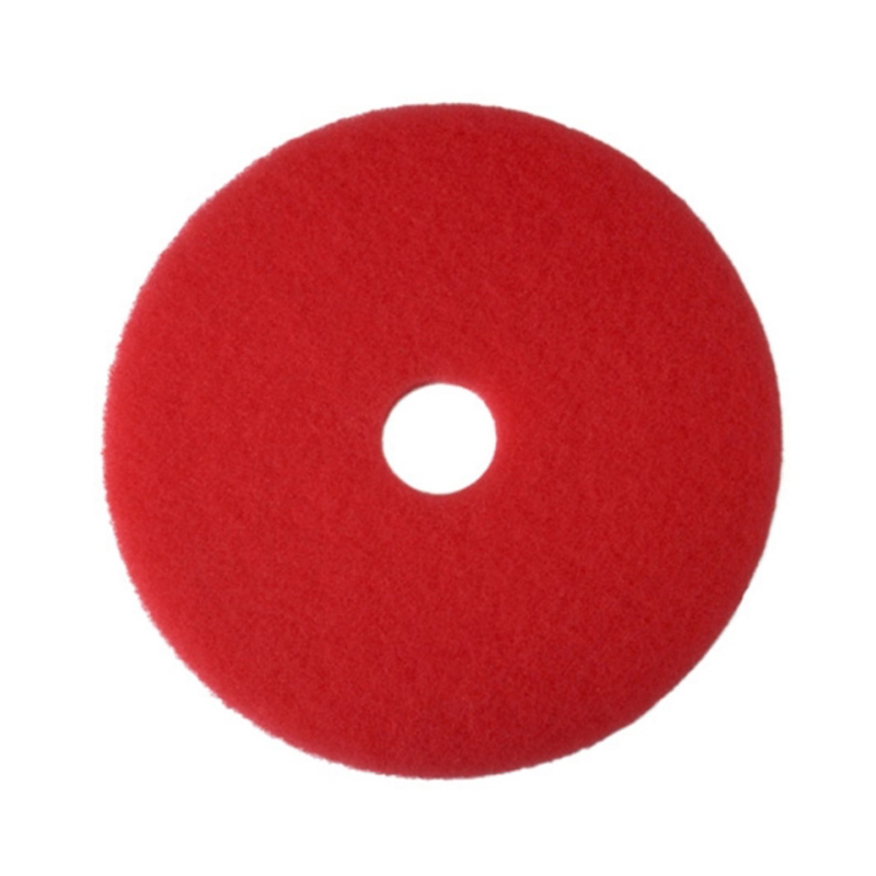 17" Red Scotchbrite Premium Floor Pads - SBRD17