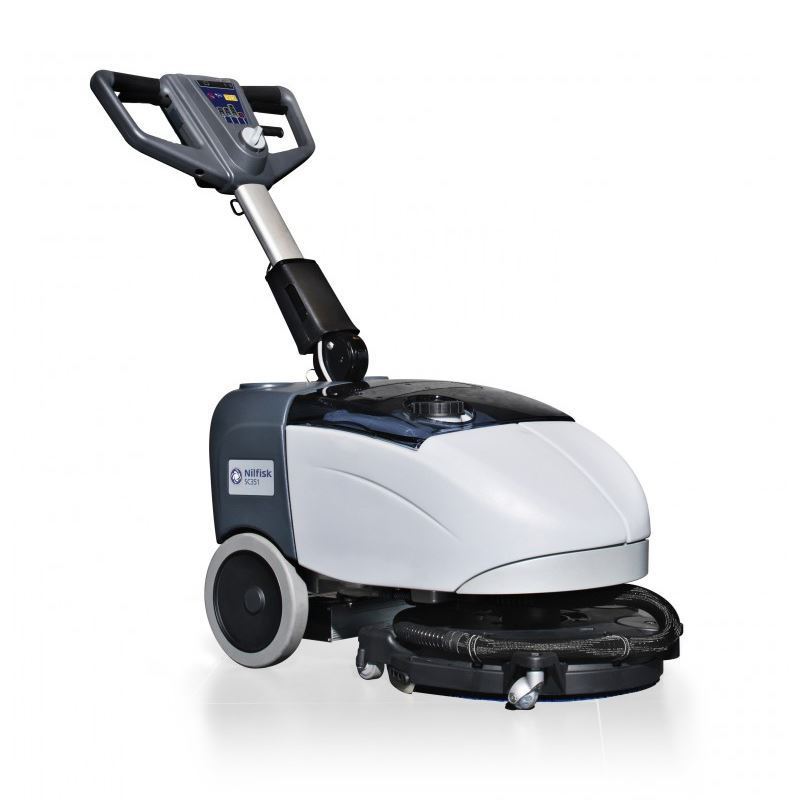 Nilfisk SC351 Battery Powered Scrubber Dryer With Brushes