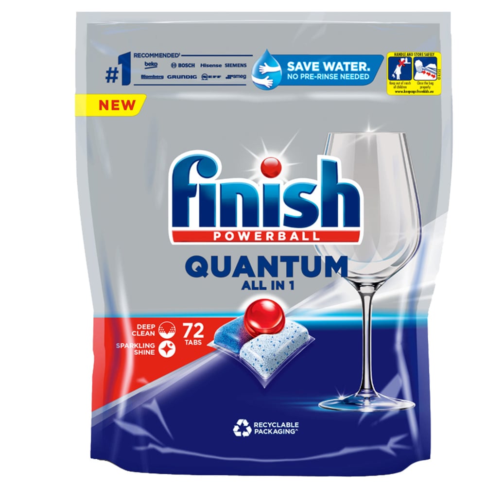 Finish Quantum All-In-One Regular Dishwasher