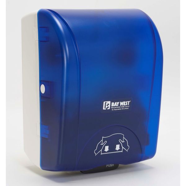Bay West Hybrid Hand Towel Dispenser, Blue - HYBBLUNS