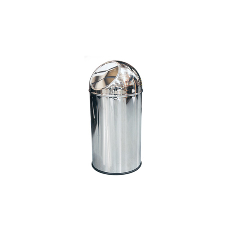 Dolphin Polished Stainless Steel Bin (Lid Only) Bc105 - 35 Litre