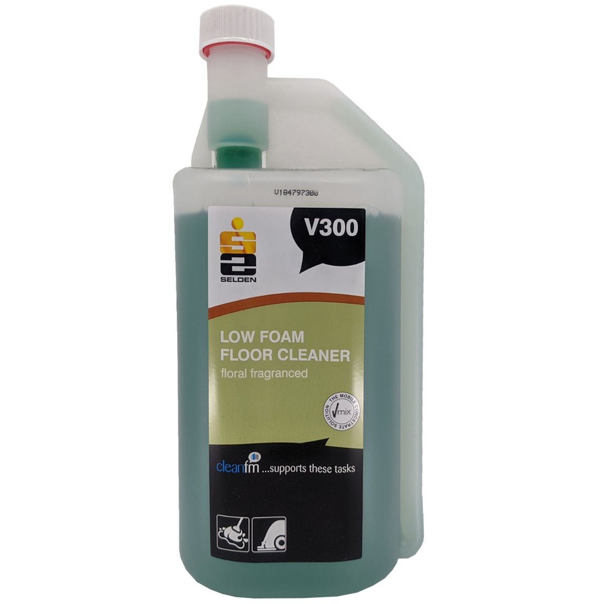 Selden V300 V-Mix Low Foam Floor Cleaner - 1 Litre