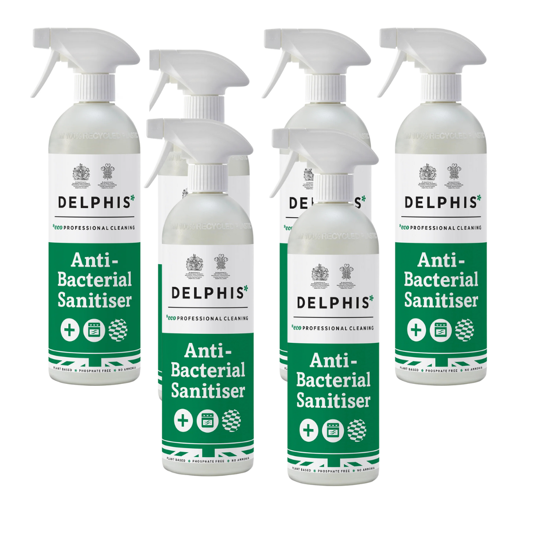 Delphis Eco Anti-Bacterial Sanitiser Refillable Bottle - 750ml (Case of 6) - BOX007SNA