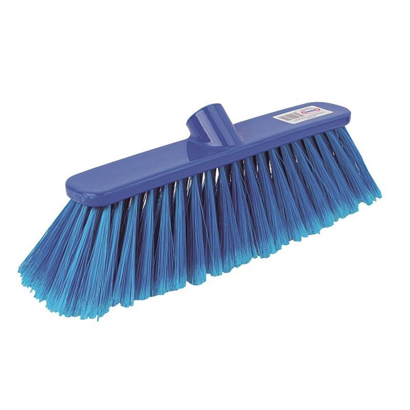 12" Soft Plastic Deluxe Broom Head (Blue)