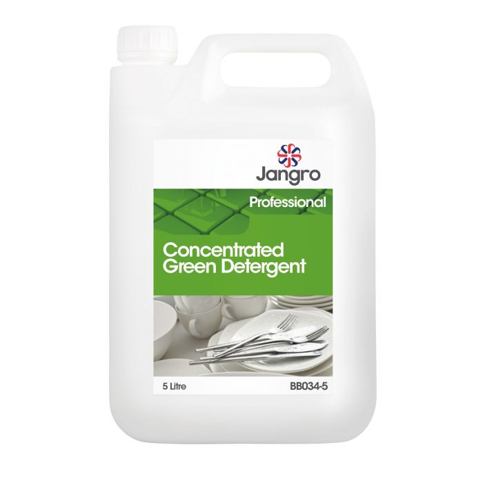 Jangro Professional Concentrated Detergent - Green - 5L, BB034-5