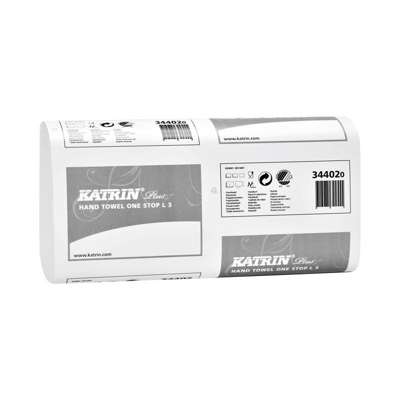 Katrin One Stop L3 Hand Towels (1890 Sheets) - 344020 
