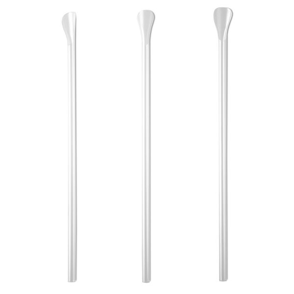 Clear Spoon Straw 8" Pack of 500