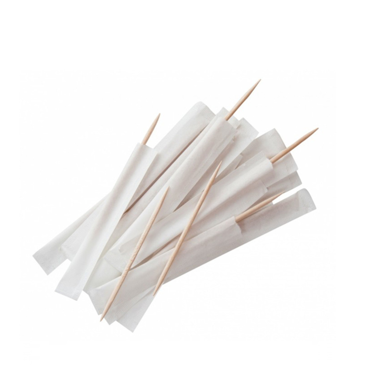 Wrapped Wooden Toothpicks, Case of 1000