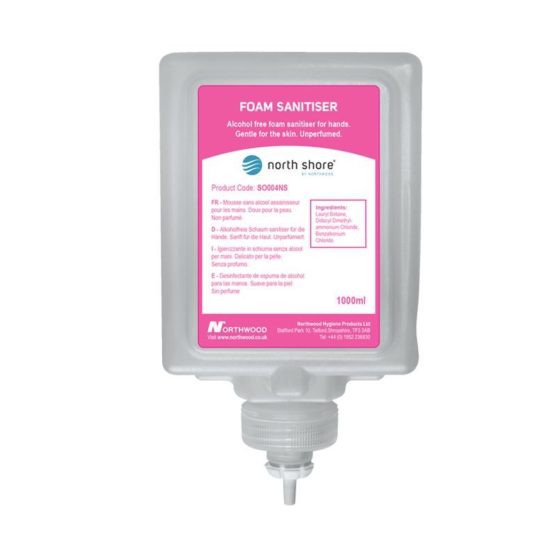North Shore Instant Sanitiser Soap - 1 Litre (Case of 6)