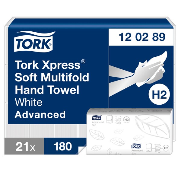 Tork Xpress Multi Fold Hand Towel, Case of 3780 - 120289