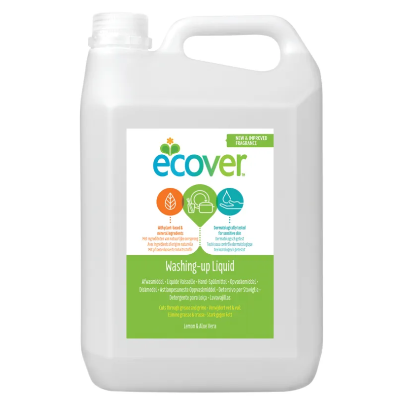 Ecover Lemon & Aloe Vera Washing Up Liquid - 5 Litre