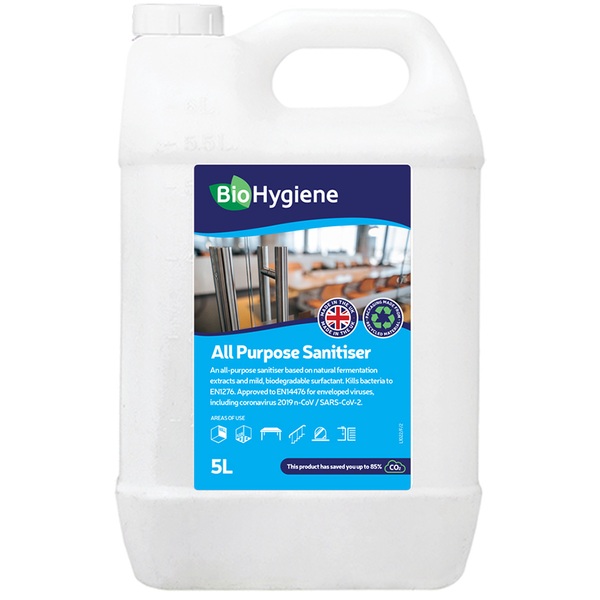 BioHygiene All Purpose Sanitiser Fragranced - 2 x 5 Litre