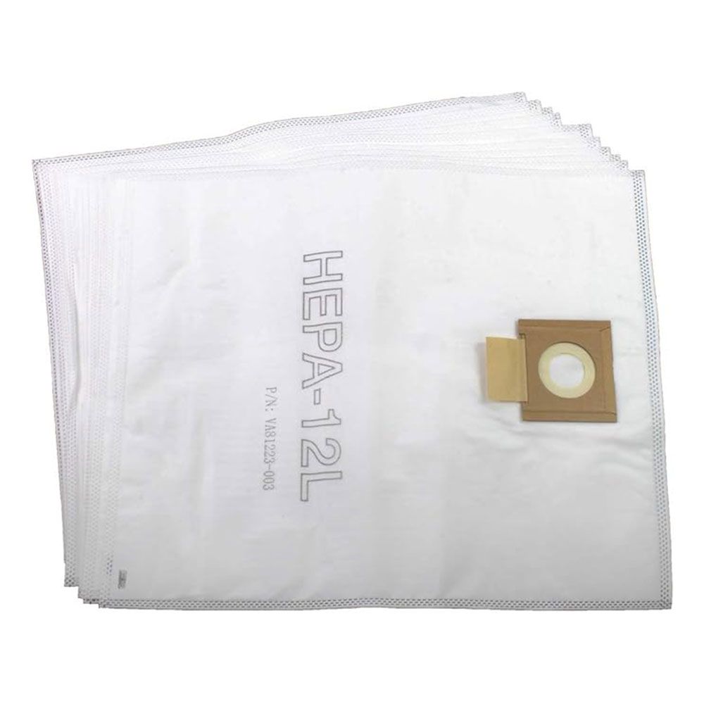 Nilfisk Microfibre 12L Dust Bag, Pack of 10 - VA81399-P10