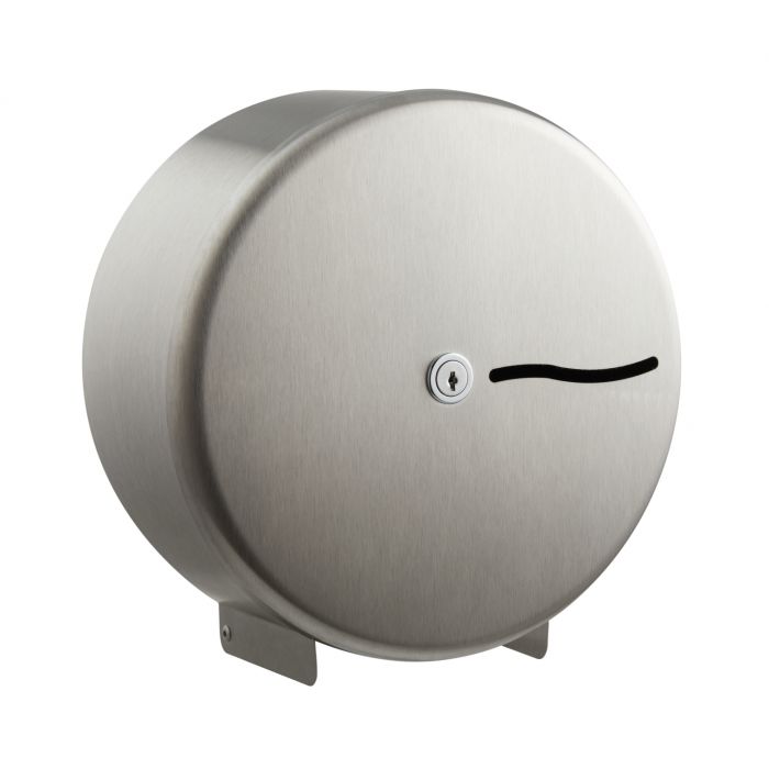 Jangro Stainless Steel Mini Jumbo Toilet Roll Dispenser - 6cm