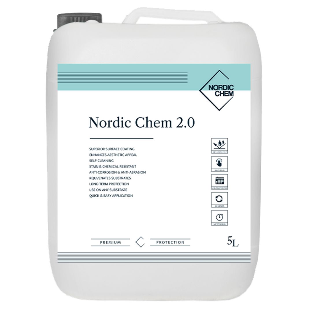 Nordic Chem 2.0 Hydrophobic & Antimicrobial Surface Coating, 5 Litre