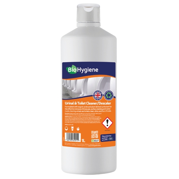 BioHygiene Urinal & Toilet Cleaner/Descaler, 1 Litre - BH271