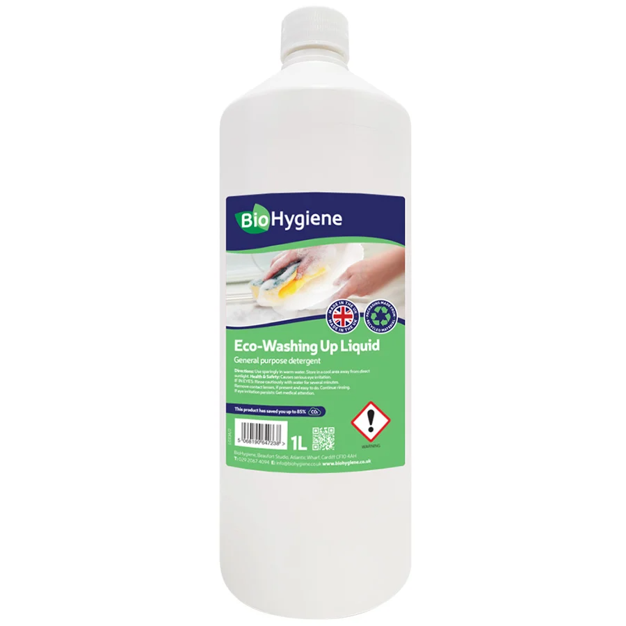 BioHygiene Eco-Washing Up Liquid, 1 Litre - BH005