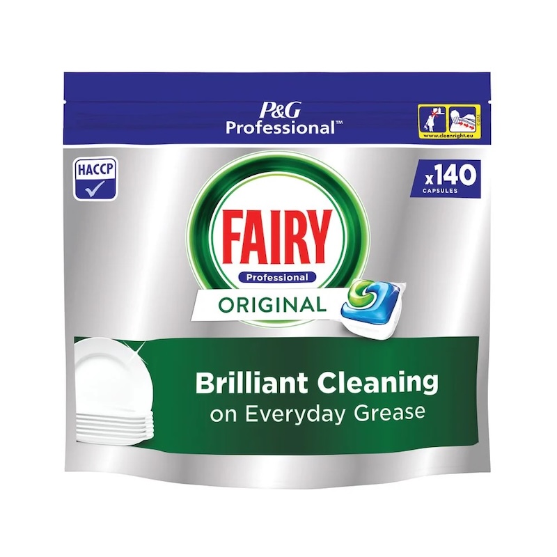 Fairy Professional Original All-In-One Dishwasher Capsules – Pack of 140