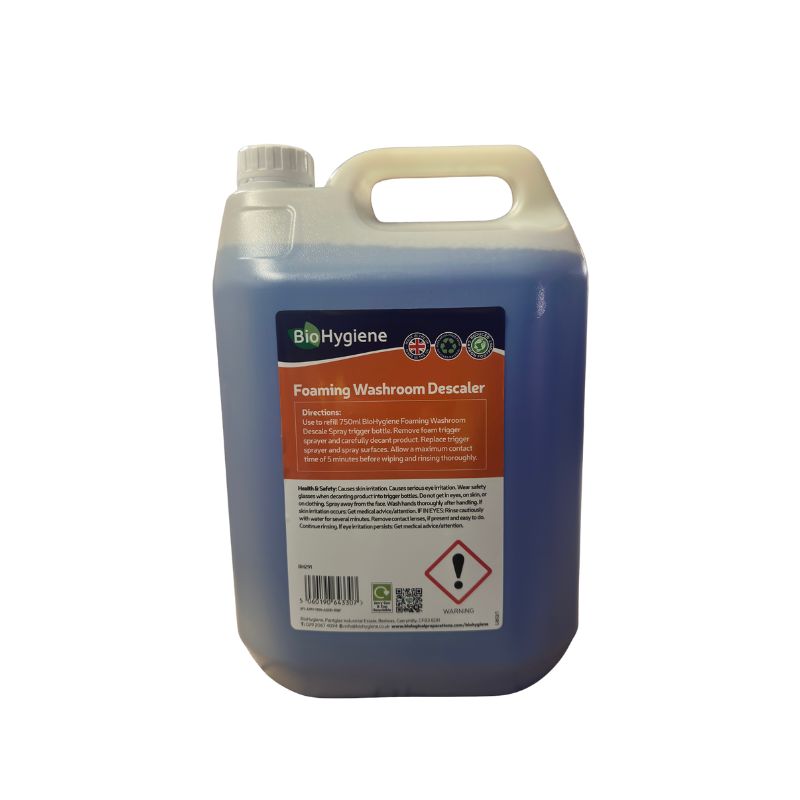BioHygiene Foaming Washroom Descaler, 5 Litre